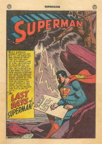The Last Days of Superman! (<span class="fw-500">Superman</span>  #66 (September-October 1950)), page 1