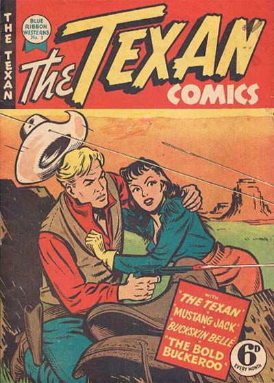 Blue Ribbon Westerns (Rosnock, 1950? series) #1 — The Texan Comics ([April 1950?])