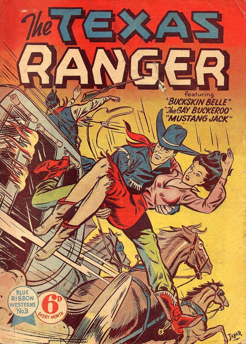 Blue Ribbon Westerns (Rosnock, 1950? series) #3 — The Texas Ranger ([June 1950?])