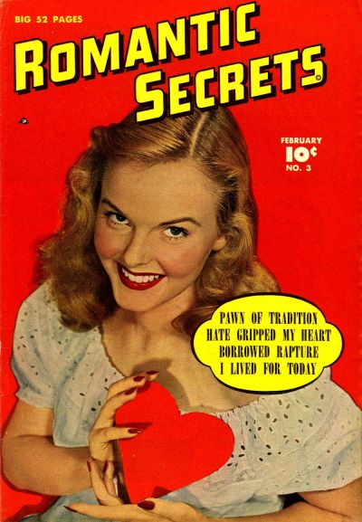 Romantic Secrets (Fawcett, 1949 series) #3 (February 1950)