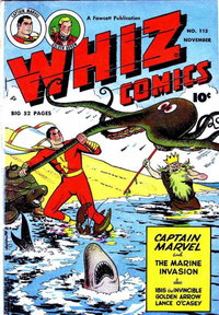 Whiz Comics (Fawcett, 1940 series)  #115 (November 1949) — The Marine Invasion
