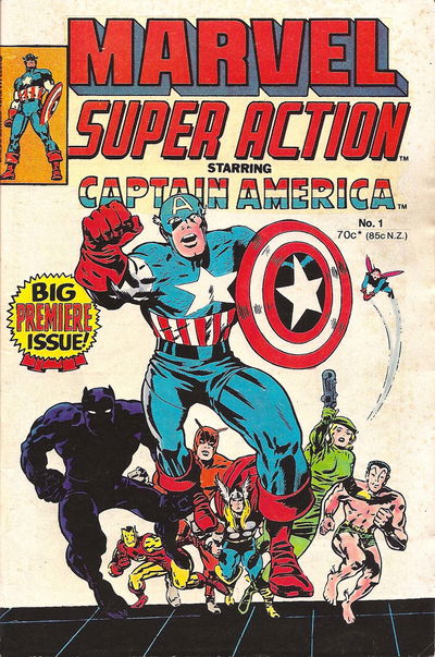 Marvel Super Action (Yaffa/Page, 1977 series) #1 — Marvel Super Action Starring Captain America [March 1977?]