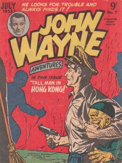 John Wayne Adventures (Red Circle, 1955 series) #7 July 1955