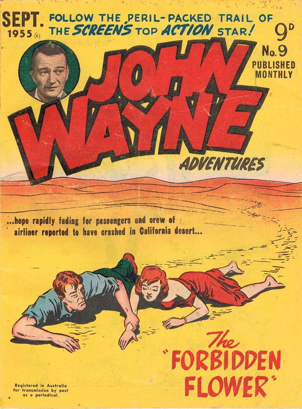 John Wayne Adventures (Red Circle, 1955 series) #9 (September 1955)