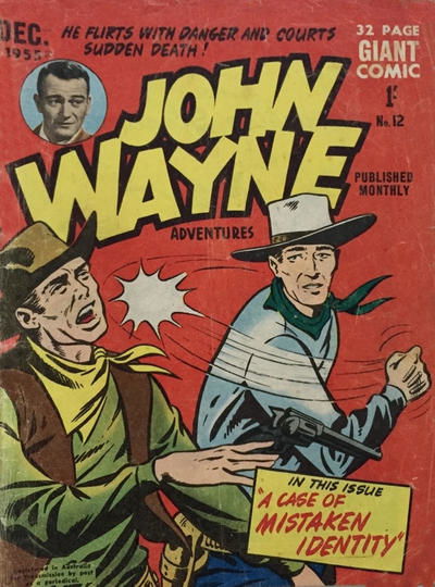 John Wayne Adventures (Red Circle, 1955 series) #12 (December 1955)