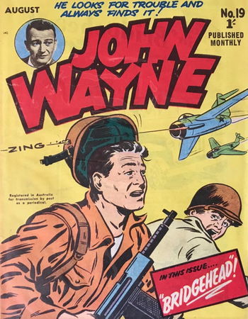 John Wayne (Red Circle, 1956 series) #19 (August 1956)