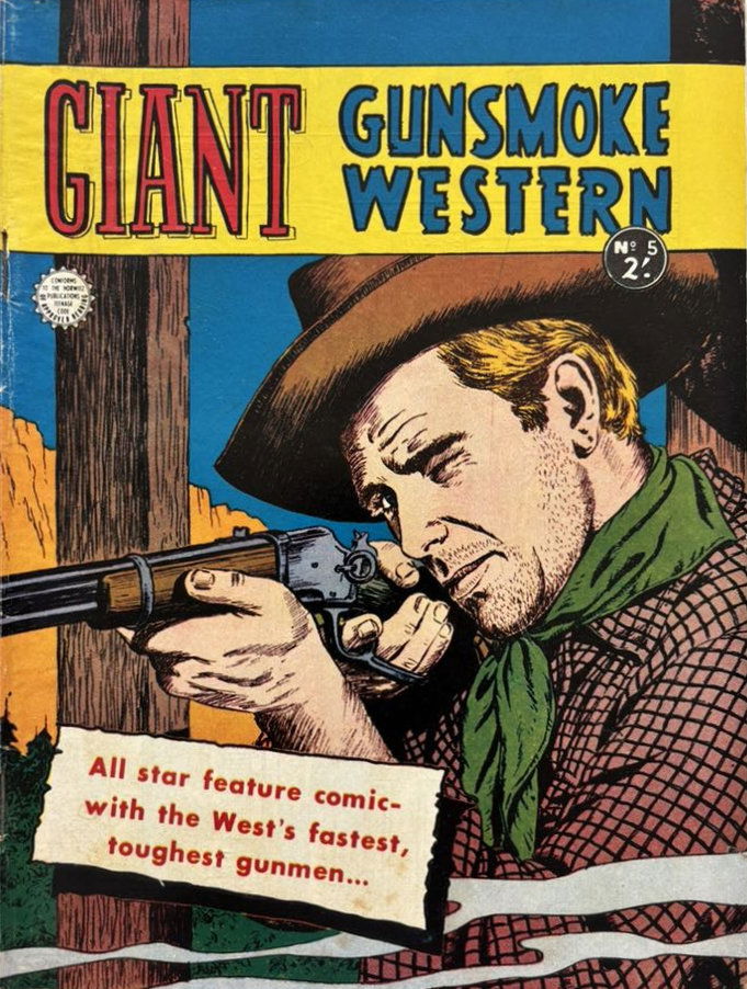 Giant Gunsmoke Western (Horwitz, 1958 series) #5 ([March 1959])