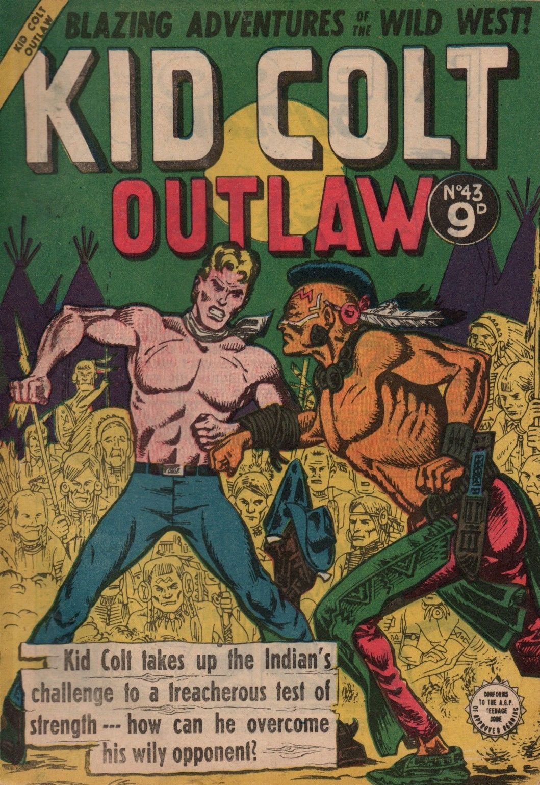 Kid Colt Outlaw (Horwitz, 1955 series) #43 ([May 1955?])