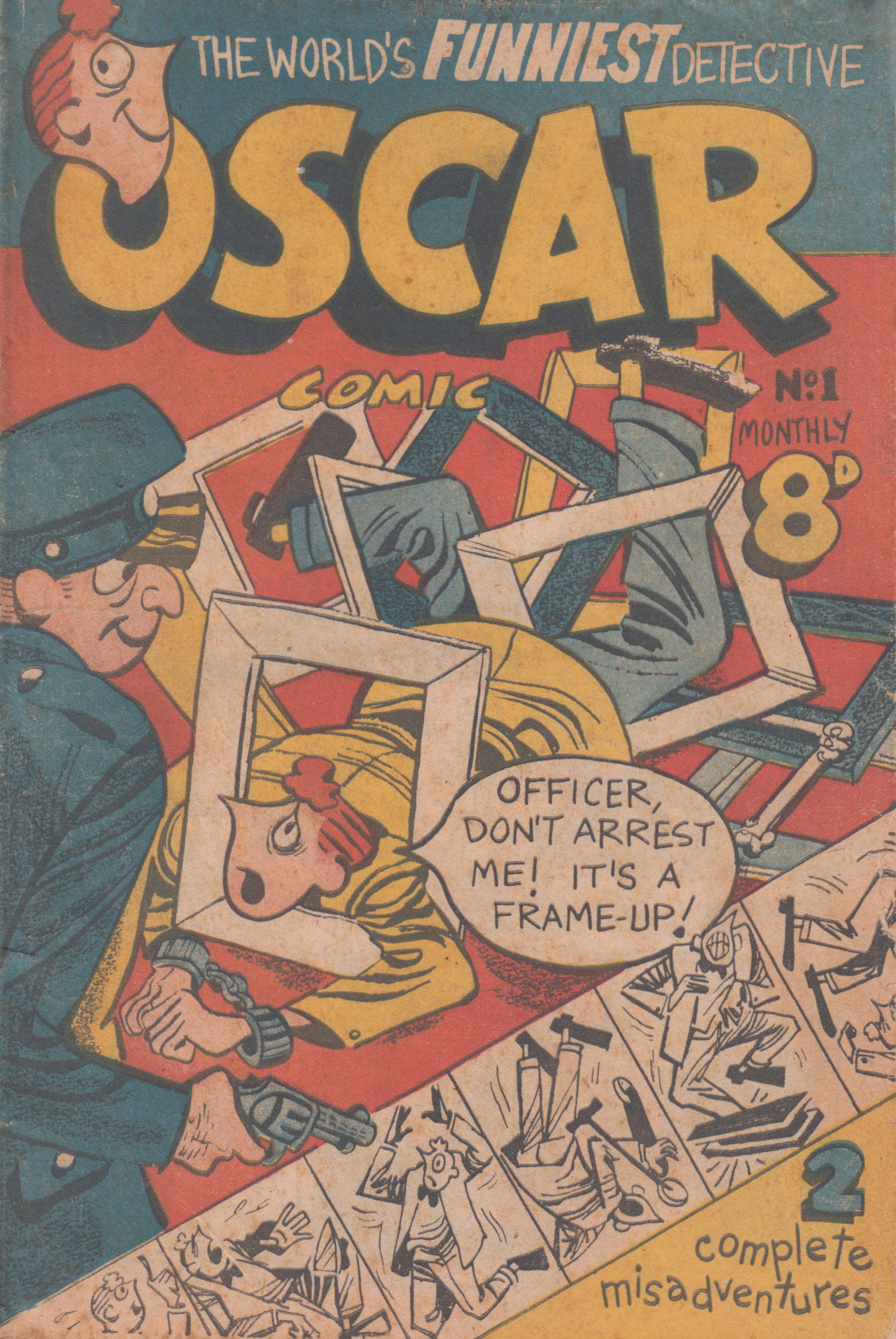 Oscar Comic (Youngs, 1955 series) #1 ([June 1955])