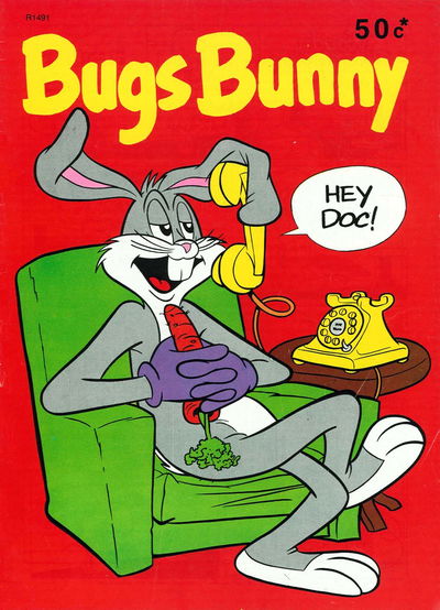 Bugs Bunny (Rosnock, 1984 series)  #R1491 (December 1984)