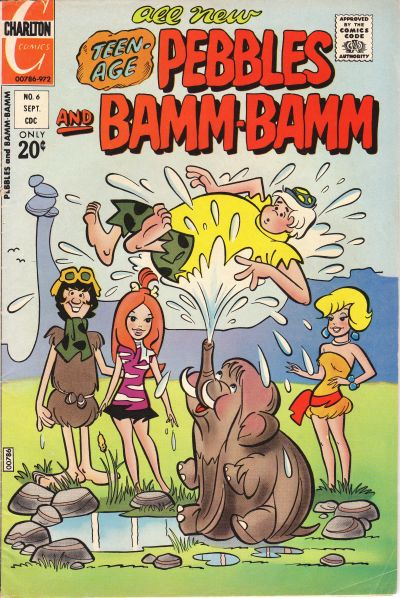 Pebbles And Bamm-Bamm (Charlton, 1972 series) #6 (September 1972)