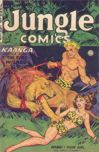 Jungle Comics (Fiction House, 1940 series)  #154 (October 1952) — The Fire-Wizard