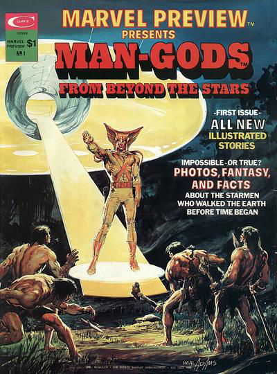 Marvel Preview (Marvel, 1975 series) #1 — Marvel Preview Presents Man-Gods from Beyond the Stars February 1975