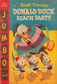 Walt Disney's Beach Party [BP series] (WG Publications, 1956 series) #3 — Walt Disney's Donald Duck Beach Parth (1956)