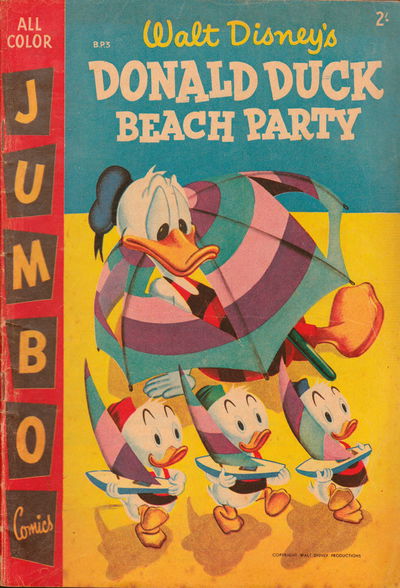 Walt Disney's Beach Party [BP series] (WG Publications, 1956 series) #3 — Walt Disney's Donald Duck Beach Parth 1956