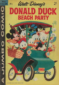 Walt Disney's Beach Party [BP series] (WG Publications, 1956 series) #5 — Walt Disney's Donald Duck Beach Party (1959)