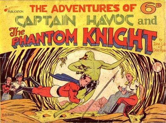 The Adventures of Captain Havoc and The Phantom Knight (Meteor, 1947 series) #5 ([1947?])