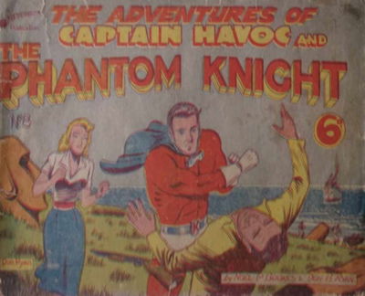 The Adventures of Captain Havoc and The Phantom Knight (Meteor, 1947 series) #8 [December 1947?]