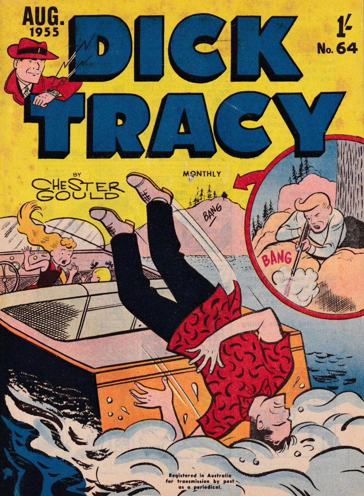Dick Tracy Monthly (Illustrated, 1952 series) #64 ([August 1955?])