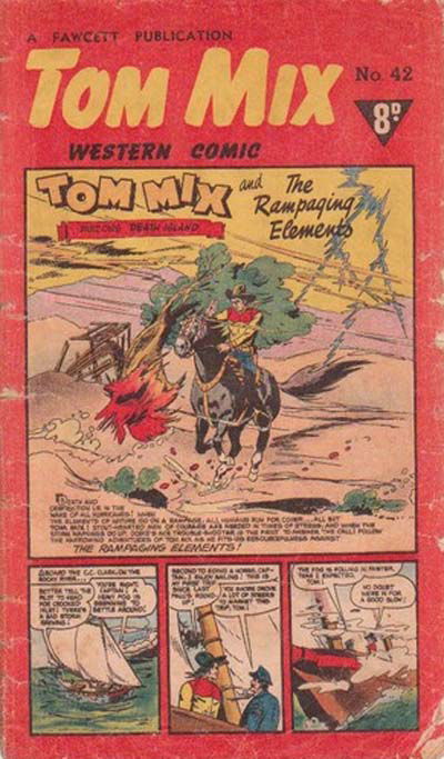 Tom Mix Western Comic (Cleland, 1949 series) #42 [March 1952?]