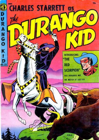 Charles Starrett as the Durango Kid (Magazine Enterprises, 1949 series) #23 June-July 1953