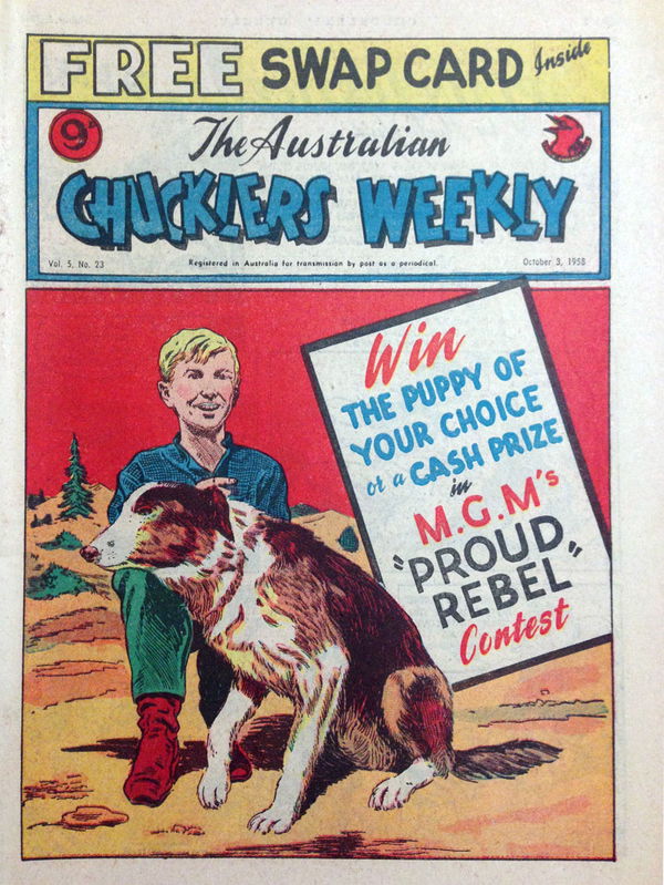 The Australian Chucklers Weekly (Molly Dye, 1959? series) v5#23 (3 October 1958)