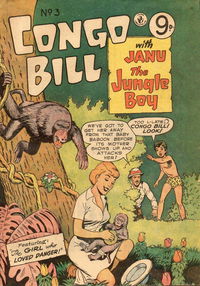 Congo Bill with Janu the Jungle Boy (Colour Comics, 1955 series) #3 [June 1955?]