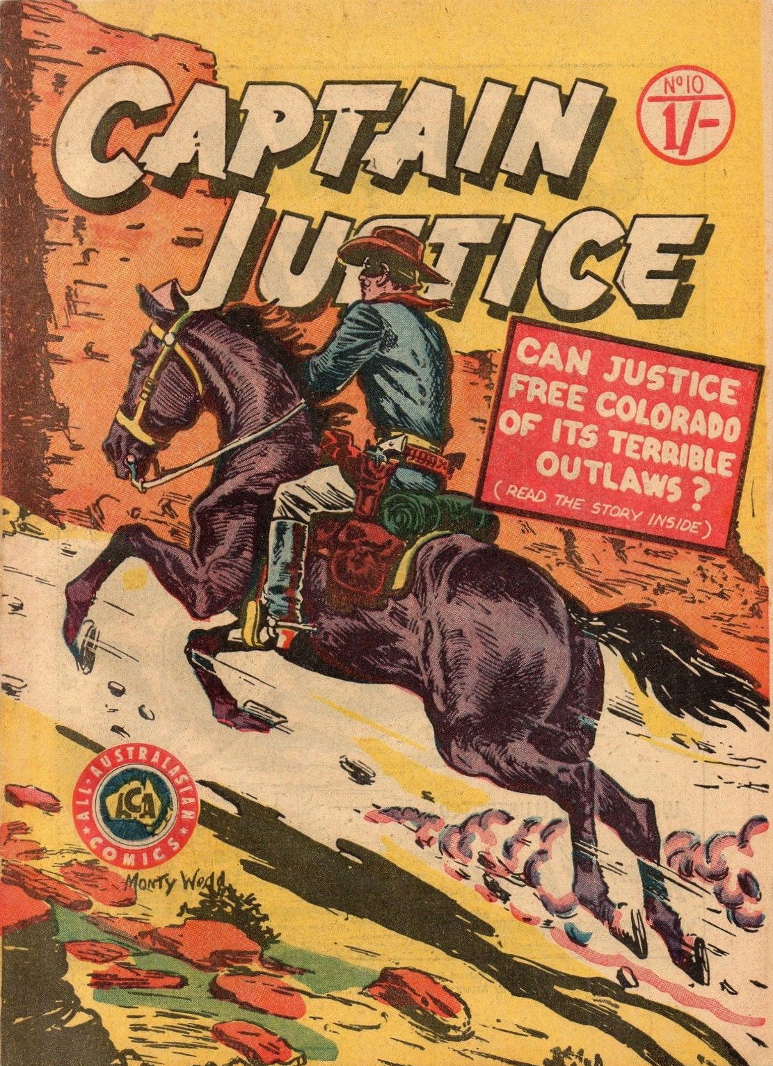 Captain Justice (Calvert, 1955 series) #10 ([June 1956?])