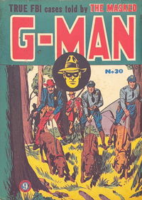 The Masked G-Man (Atlas, 1952 series) #30 [September 1954?]