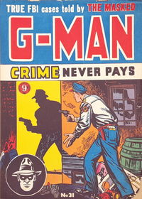 The Masked G-Man (Atlas, 1952 series) #31 [October 1954?]