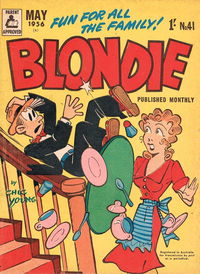 Blondie (ANL, 1953 series) #41 — Blondie Monthly May 1956