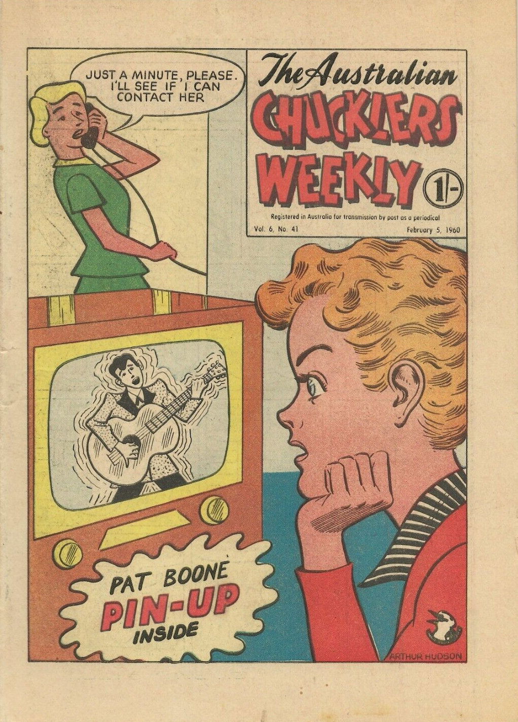 The Australian Chucklers Weekly (Chucklers, 1959 series) v6#41 (5 February 1960)