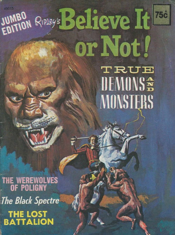 Ripley's Believe It or Not! True Demons and Monsters Jumbo Edition (Magman, 1979) #49015 ([1979])