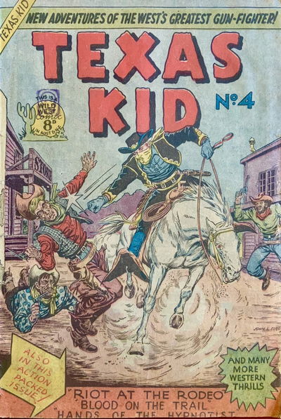 Texas Kid (AGP, 1952 series) #4 [April 1952?]