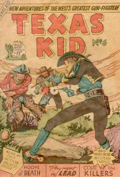 Texas Kid (AGP, 1952 series) #6 [June 1952?]