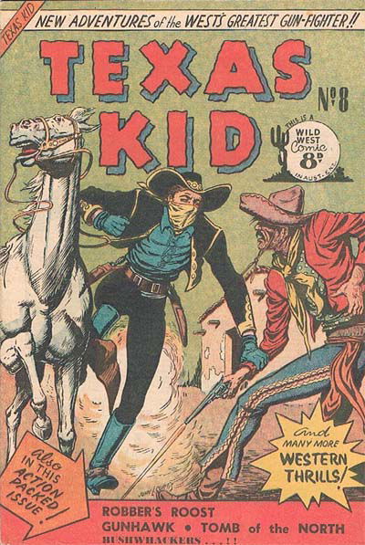 Texas Kid (AGP, 1952 series) #8 [August 1952?]