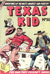 Texas Kid (Transport, 1952 series) #16 [April 1953?]