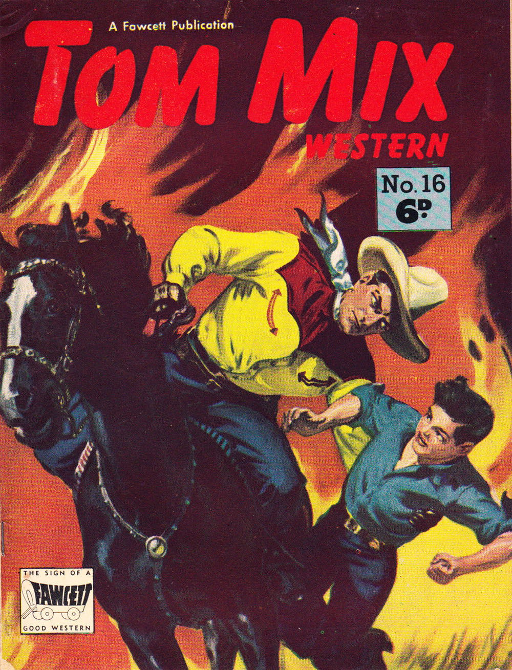 Tom Mix Western Comic (Cleland, 1949 series) #16 ([1950?])