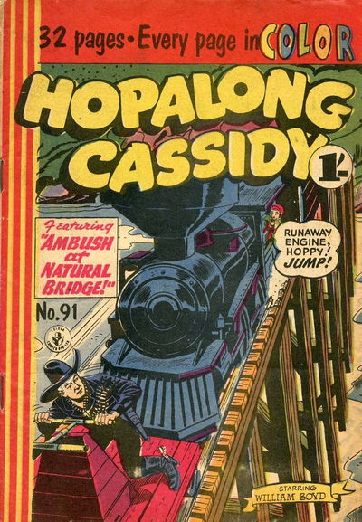 Hopalong Cassidy (Colour Comics, 1954 series) #91 [December 1956?]