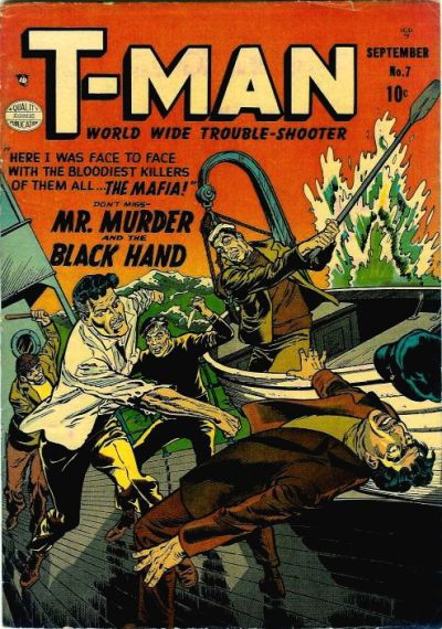 T-Man (Quality, 1951 series) #7 (September 1952)