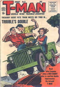 T-Man (Quality, 1951 series)  #31 (January 1956)