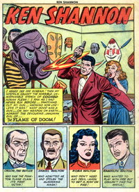 The Flame of Doom! (<span class="fw-500">Ken Shannon</span>  #9 (February 1953)), page 1