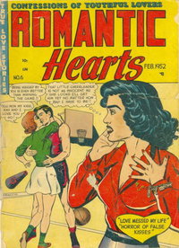 Romantic Hearts  #6 (February 1952)
