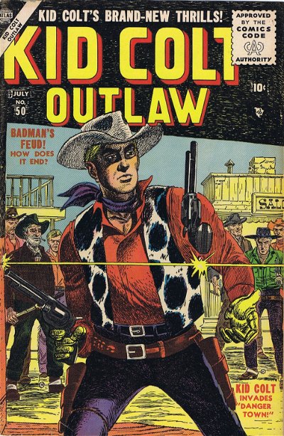 Kid Colt Outlaw (Marvel, 1949 series) #50 (July 1955)
