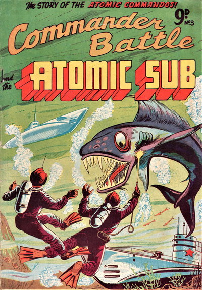 Commander Battle and the Atomic Sub  #3 (November 1955)