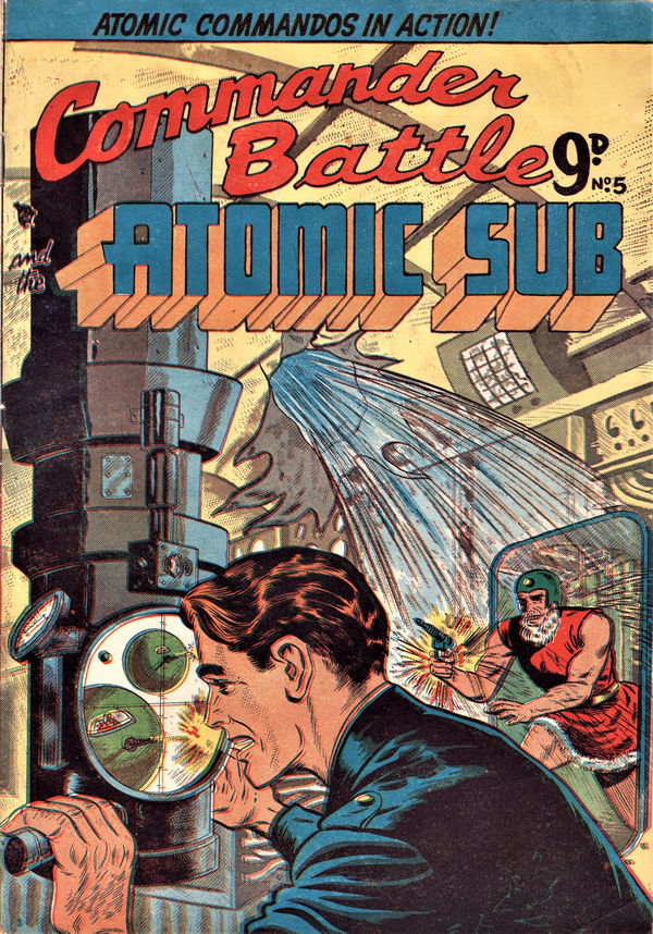 Commander Battle and the Atomic Sub (Action Comics, 1955 series) #5 [] (January 1956) (January 1956)