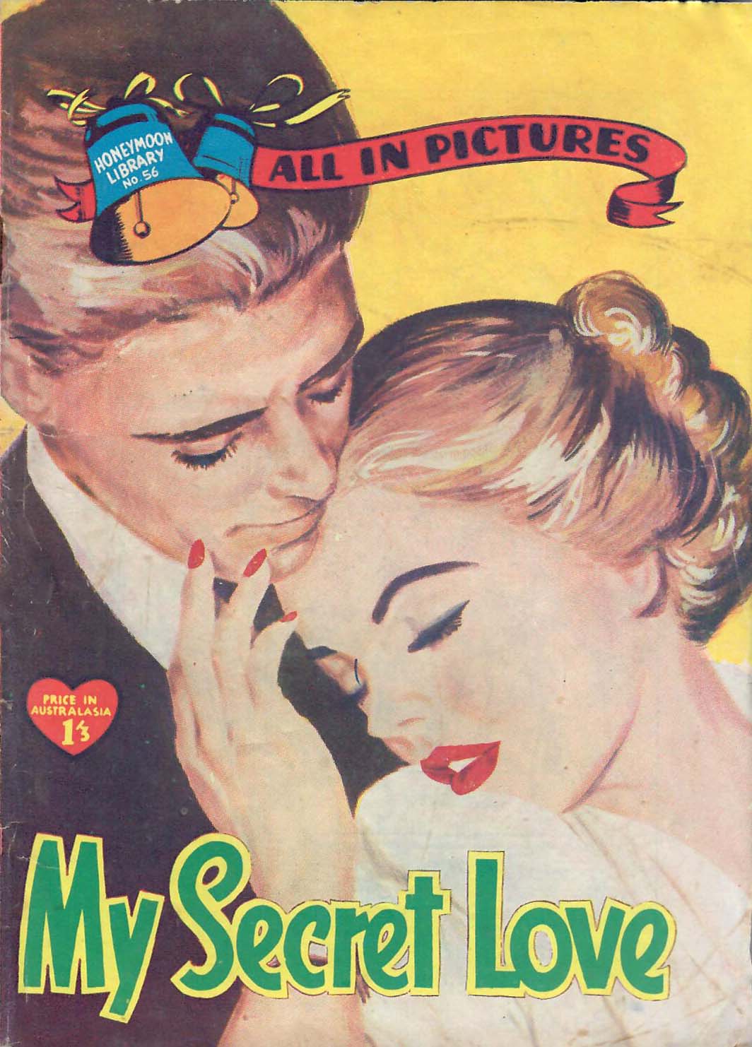 Honeymoon Library (Jubilee, 1958? series) #56 — My Secret Love ([November 1958?])