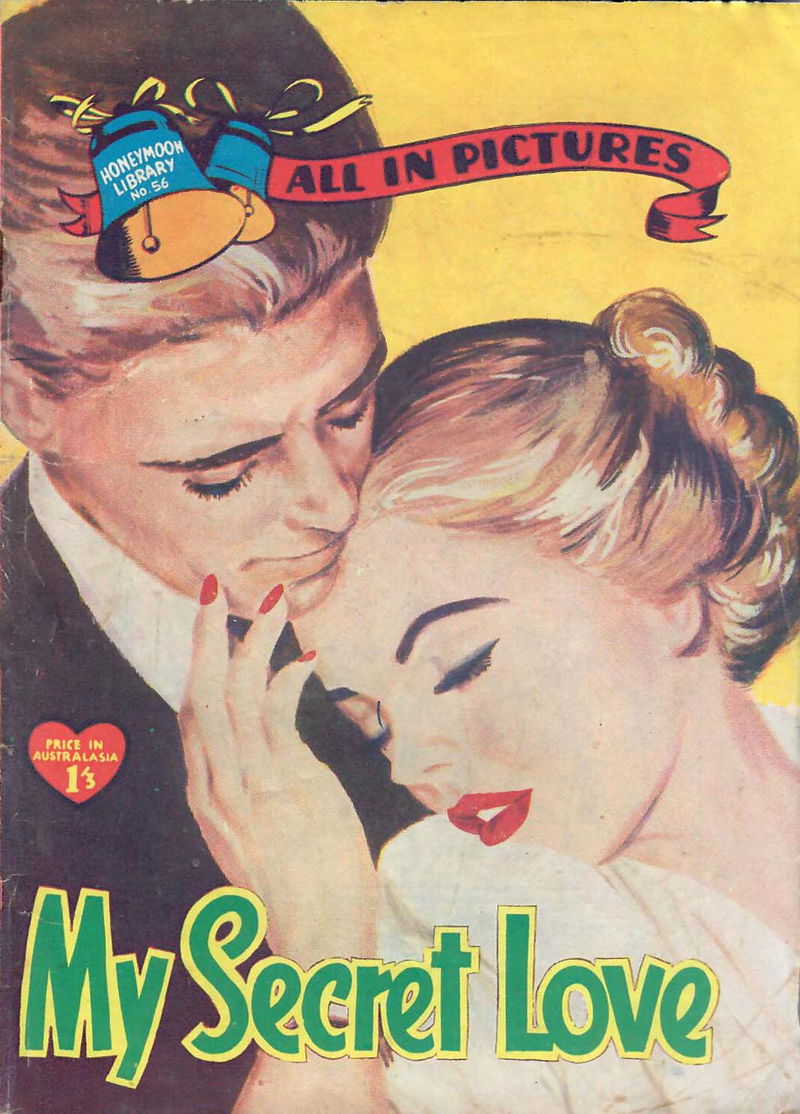 Honeymoon Library (Jubilee, 1958? series) #56 — My Secret Love ([November 1958?])