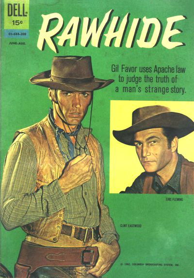 Rawhide (Dell, 1962 series) #01684-208 (June-August 1962)