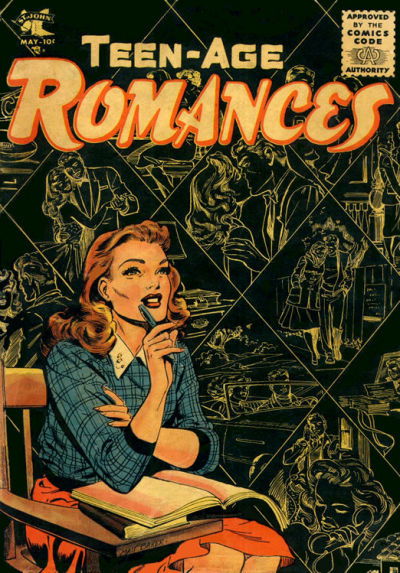 Teen-Age Romances (St. John, 1949 series) #43 May 1955